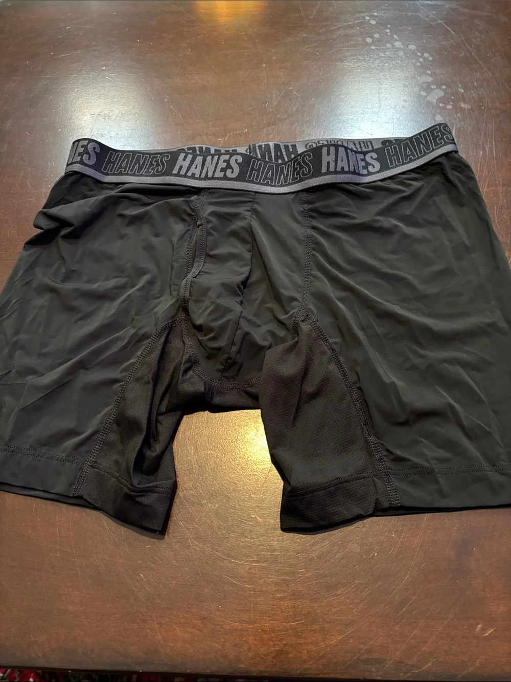 Hanes 3 Pack Supersoft Moisture Wicking Boxer Briefs Blue Red & Black NWT